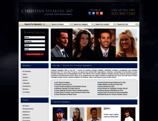 christianspeakers360.com screenshot