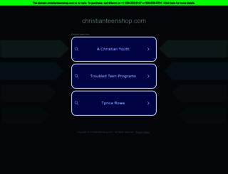 christianteenshop.com screenshot