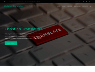 christiantranslation.com screenshot