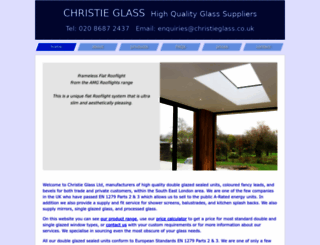 christieglass.com screenshot