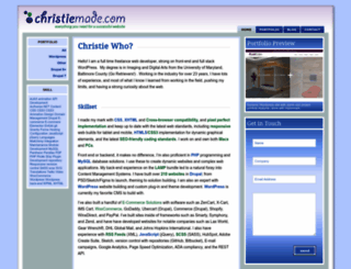 christiemade.com screenshot
