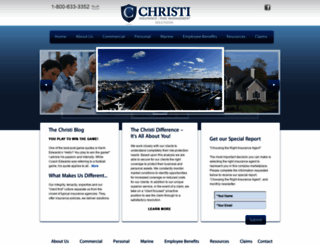 christiinsurance.com screenshot