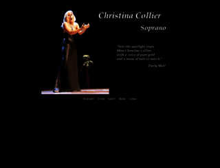 christinacollier.com screenshot