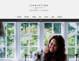christinagreve.com screenshot