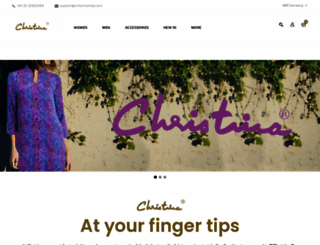 christinaindia.com screenshot