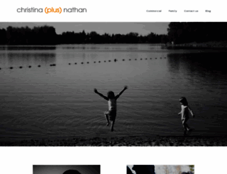 christinaplusnathan.com screenshot