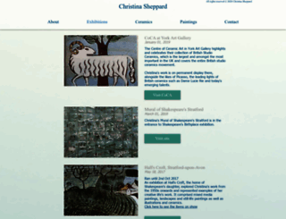 christinasheppard.org screenshot
