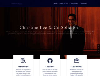 christine-lee.co.uk screenshot