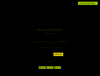 christineannjewelers.com screenshot