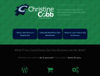 christinecobb.com screenshot
