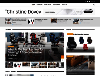 christinedovey.com screenshot