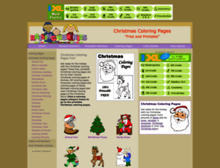 christmas-coloring.com screenshot