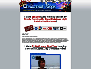 christmas-kings.com screenshot