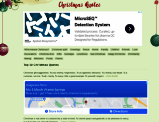 christmas-quotes.org screenshot