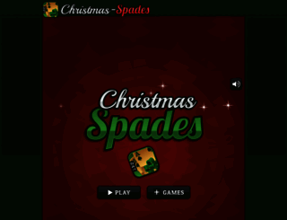 christmas-spades.com screenshot