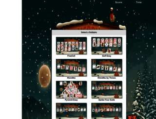 christmas-time-solitaire.com screenshot