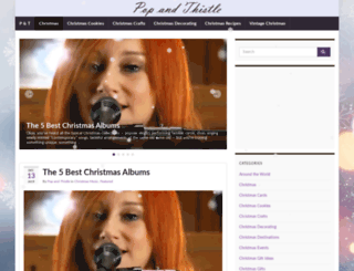 christmas.popandthistle.com screenshot