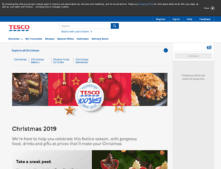 christmas.tesco.com screenshot