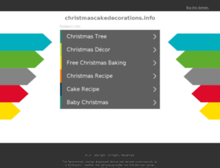 christmascakedecorations.info screenshot