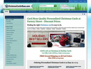 christmascards4less.com screenshot