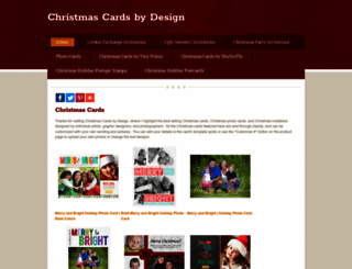 christmascardsbydesign.com screenshot
