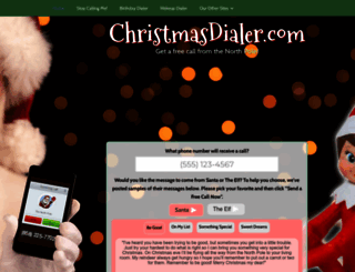 christmasdialer.com screenshot