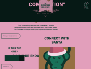 christmasendorser.com screenshot