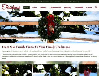 christmasfarms.com screenshot