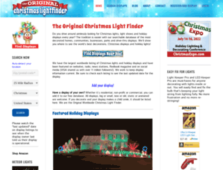 christmaslightfinder.com screenshot