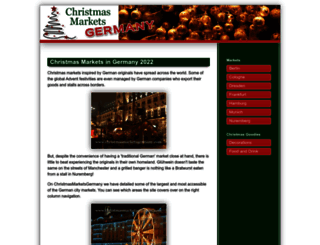 christmasmarketsgermany.com screenshot
