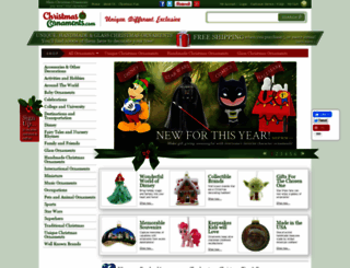 christmasornaments.com screenshot