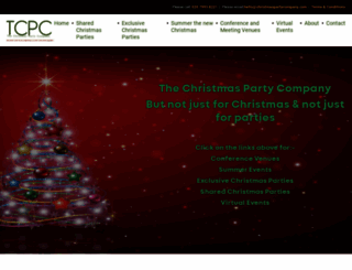 christmaspartycompany.com screenshot