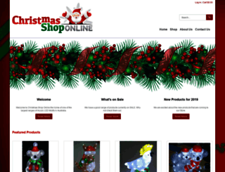 christmasshoponline.com.au screenshot