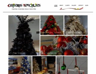 christmasspecialists.com screenshot