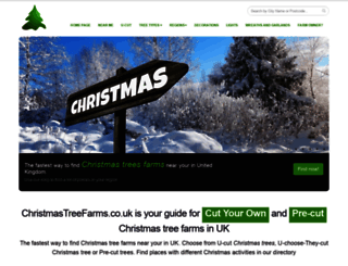 christmastreefarms.co.uk screenshot