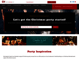christmasvenues.com screenshot