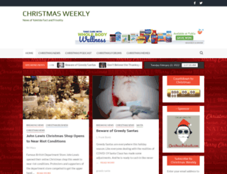 christmasweekly.com screenshot