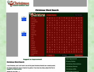 christmaswordsearch.net screenshot