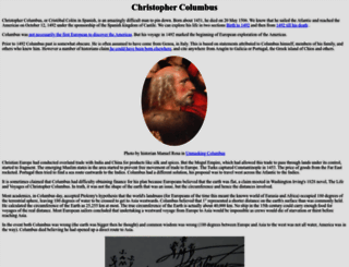 christopher-columbus.eu screenshot