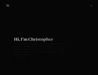 christopher-ware.com screenshot