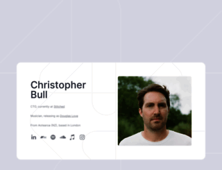 christopherbull.name screenshot