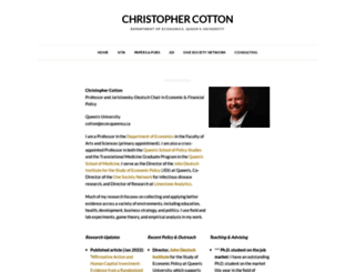 christophercotton.ca screenshot