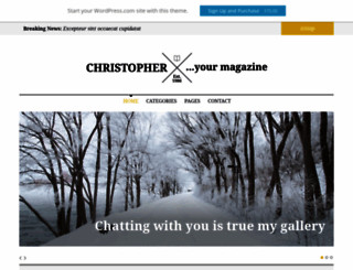 christopherdemo.wordpress.com screenshot