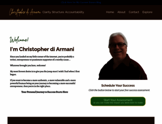 christopherdiarmani.com screenshot