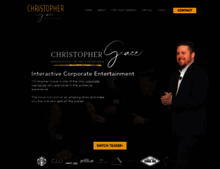 christophergracelive.com screenshot