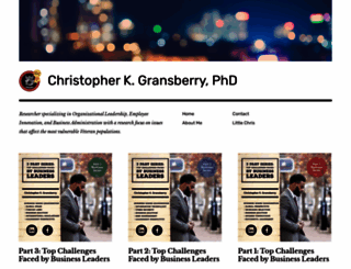 christophergransberry.com screenshot