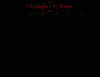 christopherhorne.com screenshot