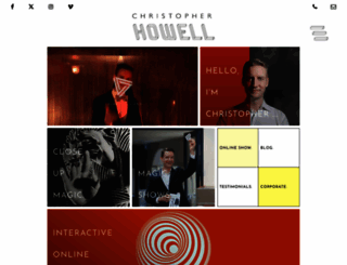 christopherhowell.net screenshot