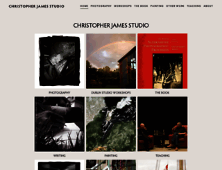 christopherjames-studio.com screenshot