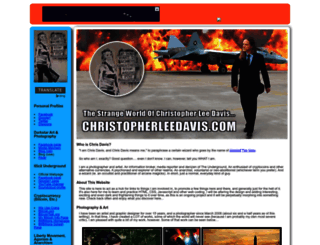 christopherleedavis.com screenshot